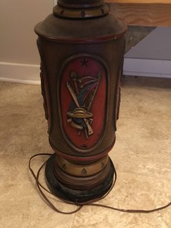 Antique revolutionary war lamp