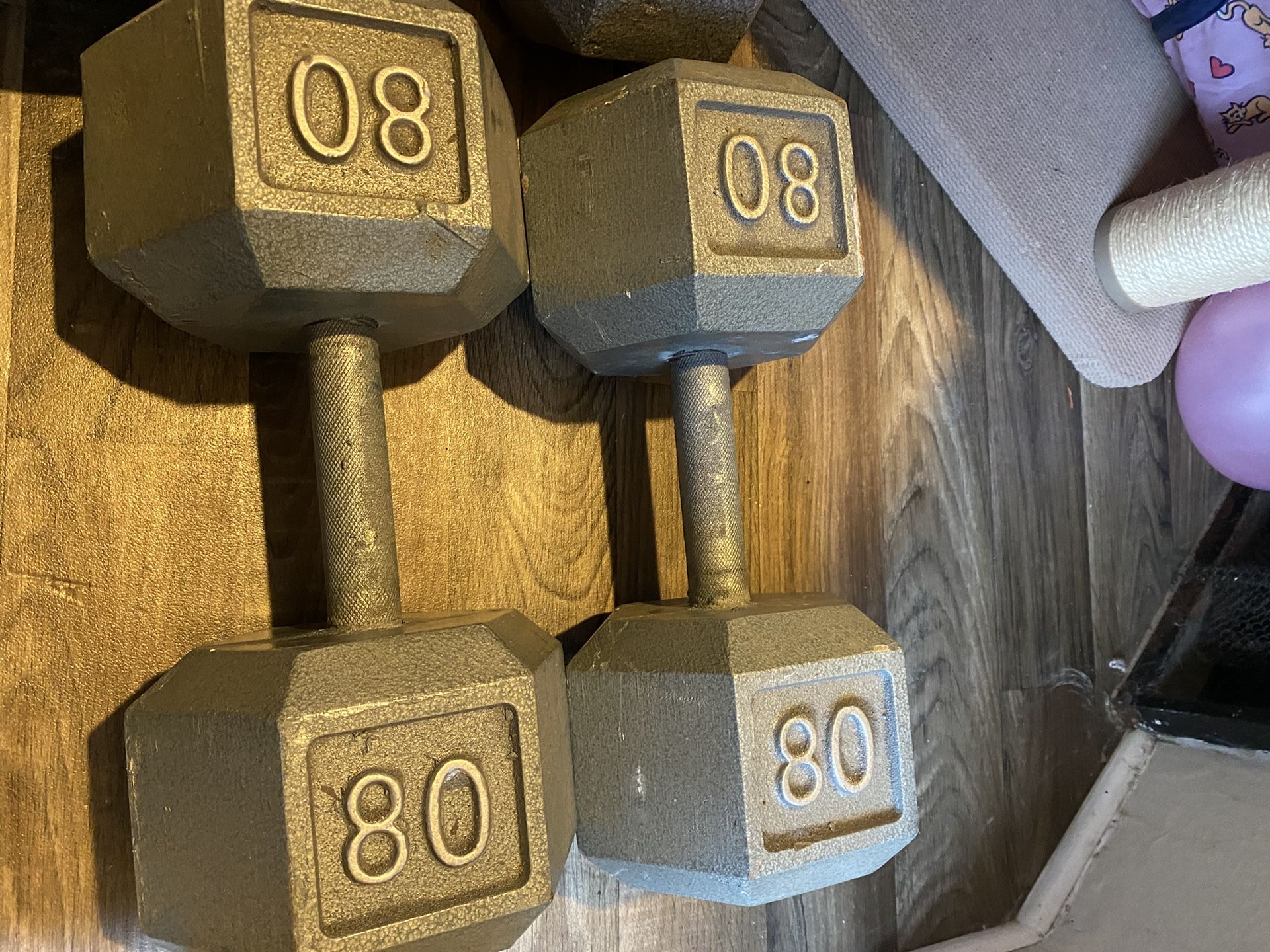 Cast Iron Dumbbells