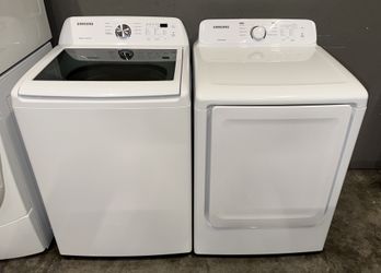 SAMSUNG XL CAPACITY WASHER DRYER ELECTRIC SET 