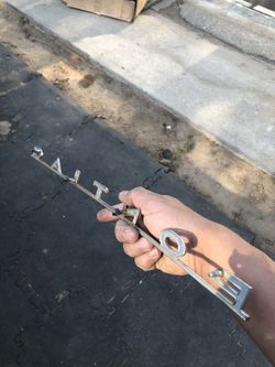 1967 Pontiac lemans original trunk emblem