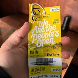WM Open Ticket