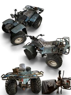 Yamaha Moto-4 (vintage utility ATV from the mid-to-late 1980s or early 1990s)