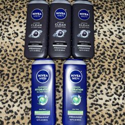 5🔥16.9 Fl Oz Nivea Body Wash All 5 For $20 Firm On Price