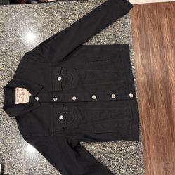  Black True Religion Denim Jacket (small)