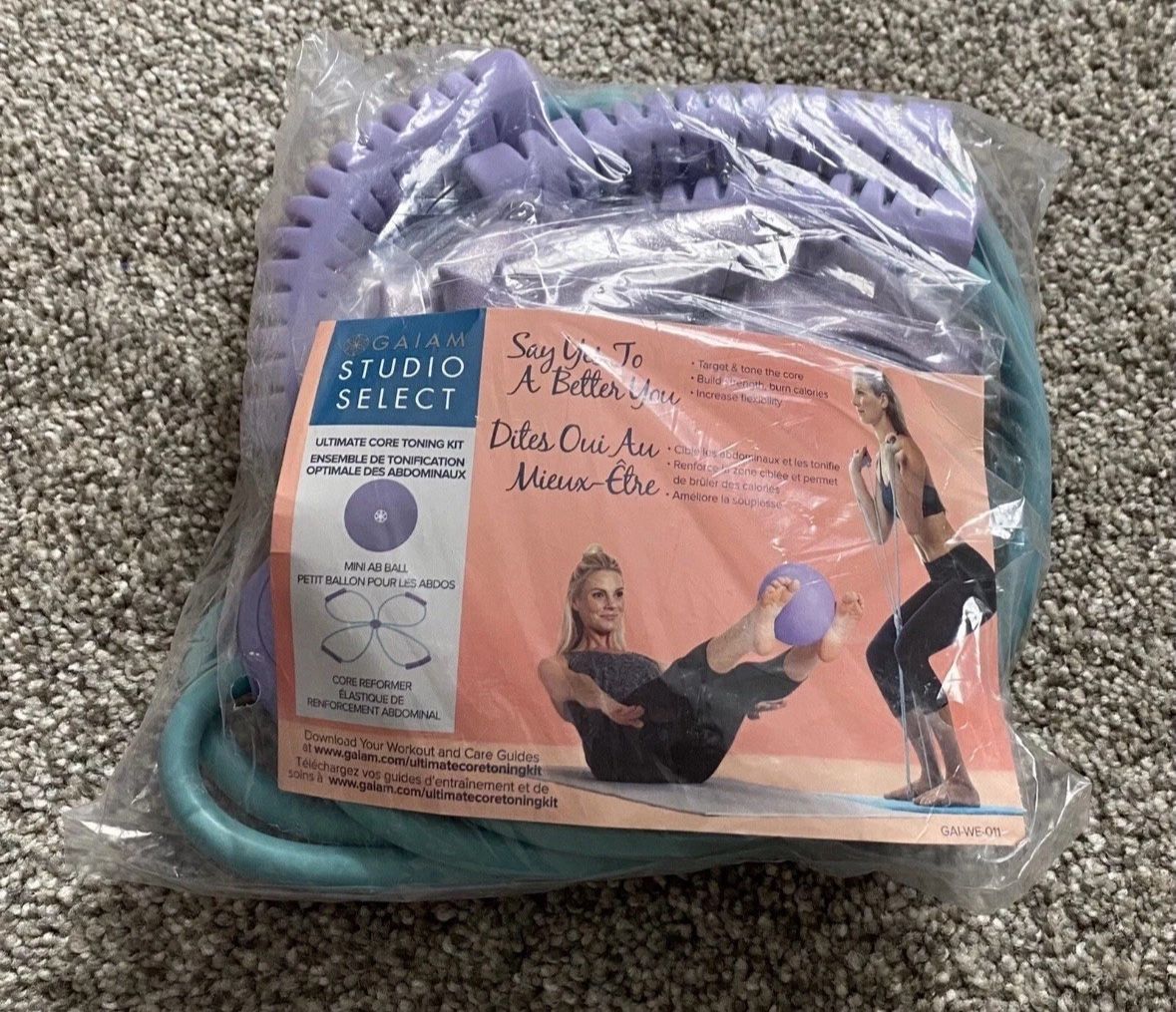 Gaiam Studio Select Ultimate Core Training With Cords And Mini Ball
