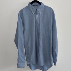 Large Lands’ End Button Down Shirt 