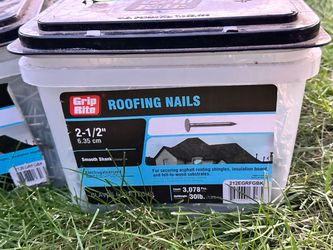 2-1/2" Grip Rite Roofing Nails (43.2lbs)