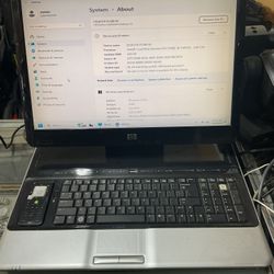 Big screen, HP desktop laptop 20 inches very good working  4GB Ram 1tb Hard Drive Windows 11 Pro No Battery 