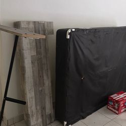 Full size bed and mattress