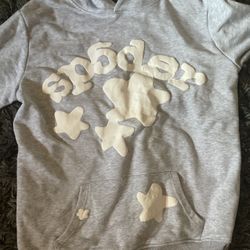Grey Sp5der Hoodie