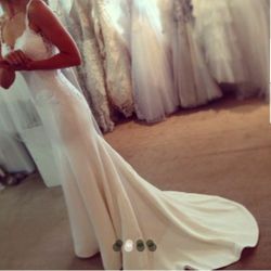 Brides By Design Lace Silk Wedding Dress