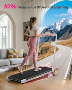 * Pink Walking Pad Treadmill with Incline - Amazon $170