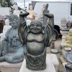 Concrete Buddha Statue / Cement Garden Backyard Buddhas