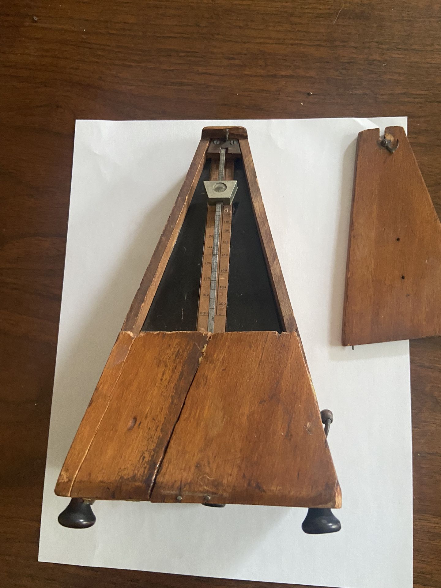 Antique Wooden Metronome