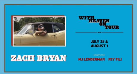 Zach Bryan Tickets – Friday, July 31 | Snapdragon Stadium