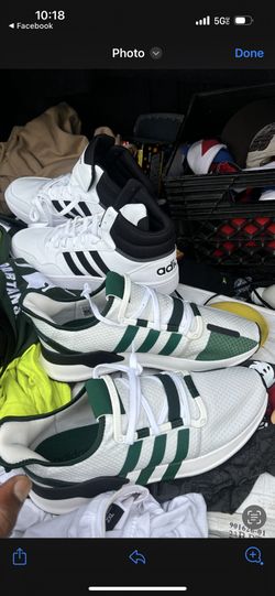 Adidas Size 12 In Half And 13. 40$$ Bucks A Peace