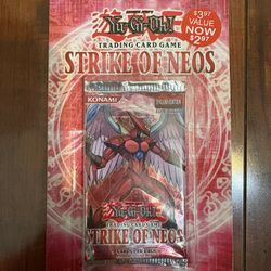 Yugioh Strike of Neos STON 1st Edition Blister Pack Brand New/Sealed! 🔥