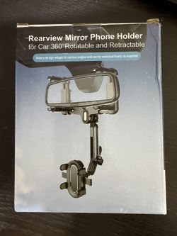 New Large Rearview Mirror Phone Holder