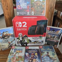 NINTENDO SWITCH 2 MEGABUNDLE - 8 GAMES (NO TRADES, BRAND NEW)