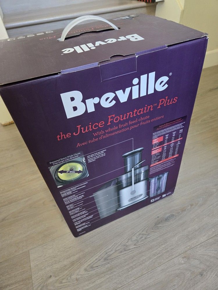 New in box! Breville Juice Fountain Plus (JE98XL)