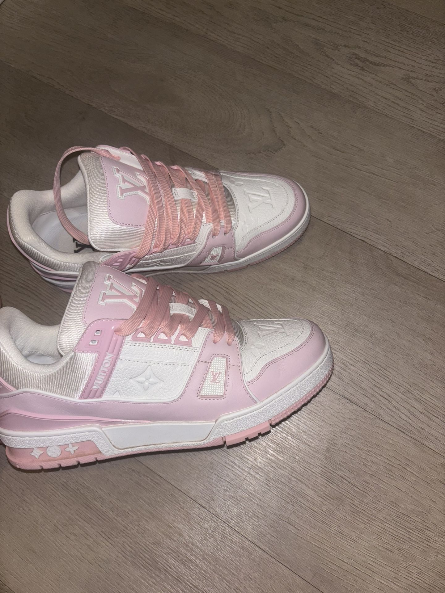 Pink Louis Vuitton Sneakers