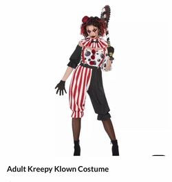 Adult Kreepy Klown Costume