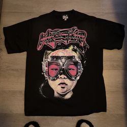 hellstar tee size L with bag and tags