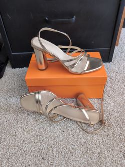 Gold Heels size 7