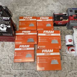 K&N - FRAM Air Filters, Trailer Break Away Kit and Oil Filters