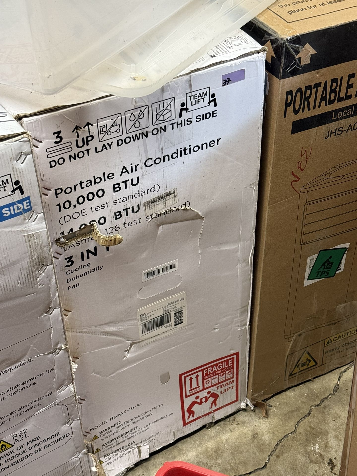 New Black And Decker 14000 BTU Portable Air Conditioner