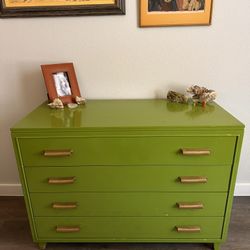 ✨ Vintage Mid-Century Bedroom Set w/ Family History – Chest, Dresser & 2 Nightstands ✨ 