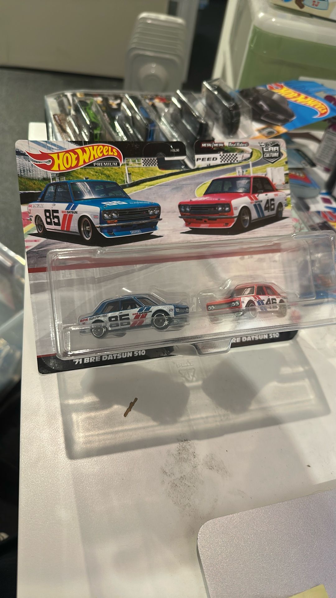 Hot Wheels Premium 2021 1971 Bre Datsun 510 Pair