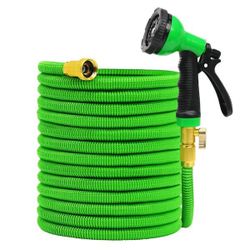 100ft Expandable Garden Hose 3/4 in. With 10-Function Sprayer Nozzle Magic Water Hose