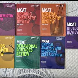 Kaplan MCAT Books - Full 7 Book Series (2023-2024 Edition)