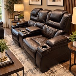 🔥 Ashley 754 Reclining Loveseat – LIKE NEW – ONLY $6