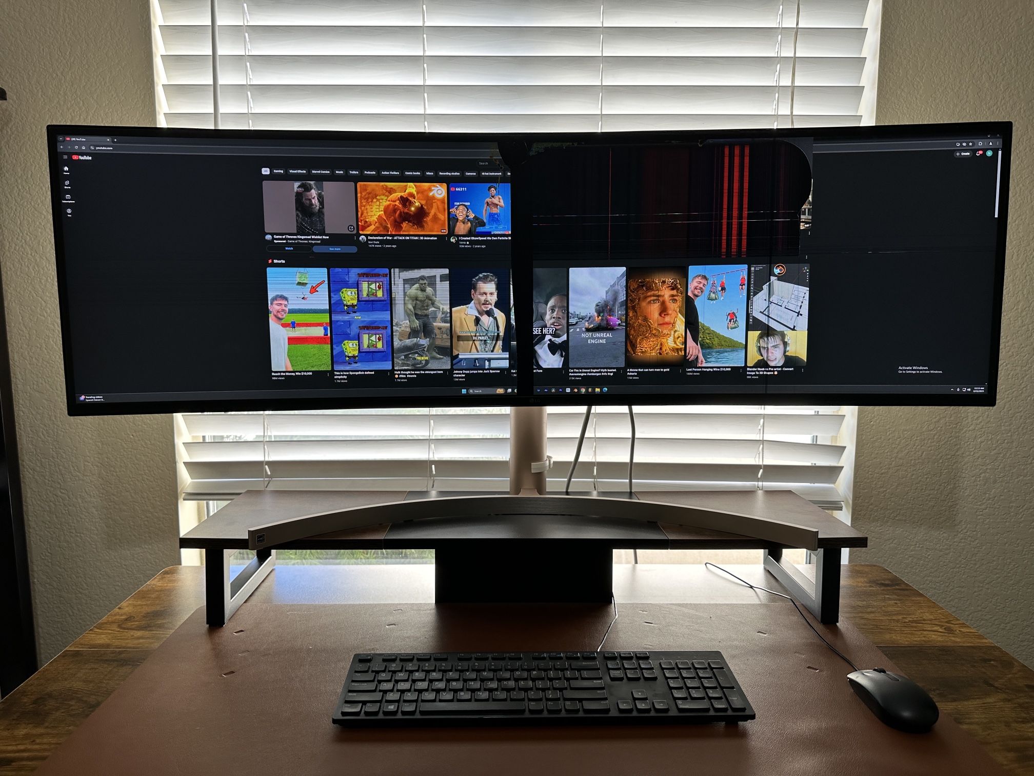 49” LG Ultrawide Computer Monitor