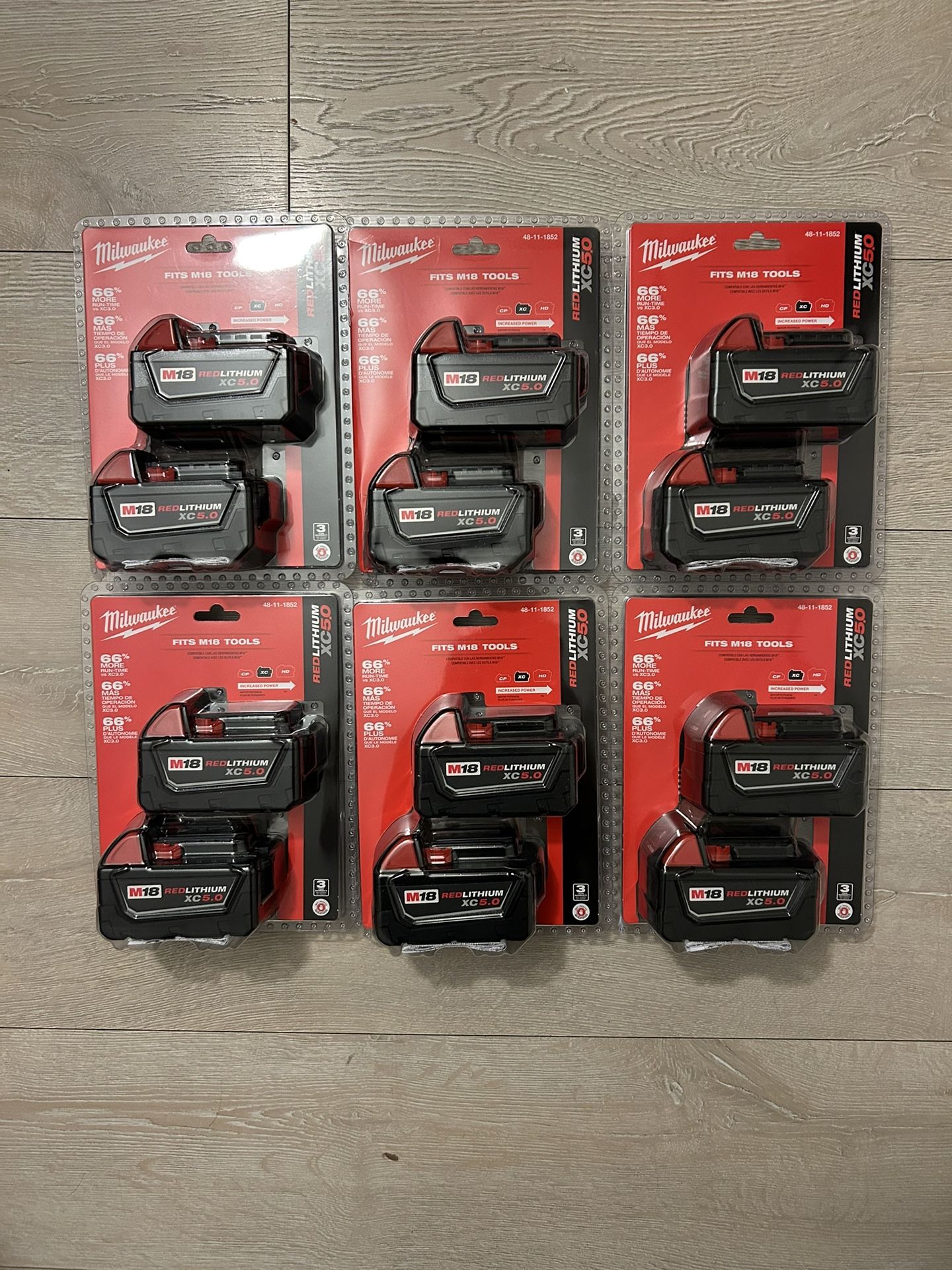 Milwaukee M18 5.0 Batteries ( 2-pack )