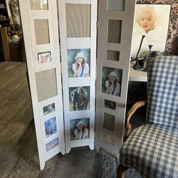 3 Part Picture Frame Screen Room Divider