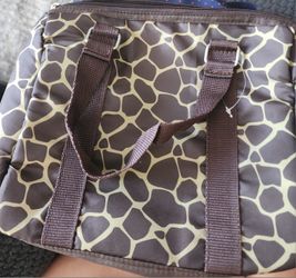 Green And Brown Lunch Bag