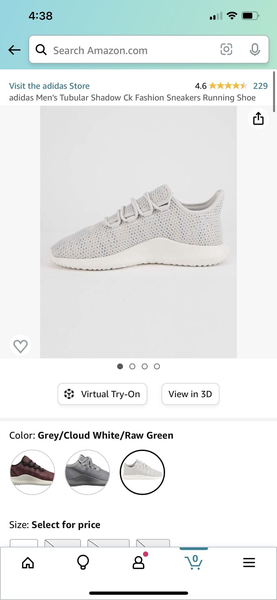 adidas Men's Tubular Shadow Ck Fashion Sneakers Running Shoe