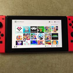 NINTENDO SWITCH MOD with 512GB SD and Over 100 POPULAR SWITCH GAMES INCLUDED