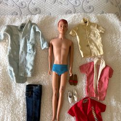 Vintage Allan doll with clothes and shoes