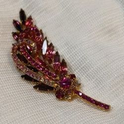 Juliana Rhinestones Pink Purple