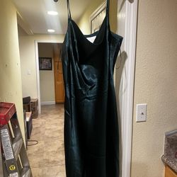 Birdy grey Satin Dress 2x 