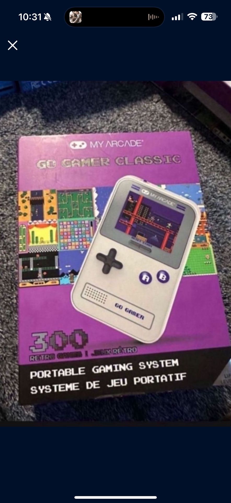 My Arcade Go Gamer Classic Portable Electronic Game Console New 300 retro games