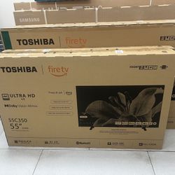 Toshiba 55” 4K Fire Tv! Finance For $50 Down Payment!!