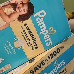Pampers Swaddlers/ $42  Each (Cada Caja)