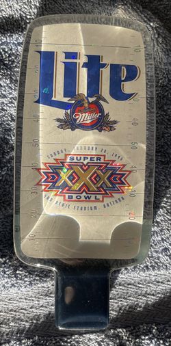 Super Bowl XXX Lite Beer Tap Handle