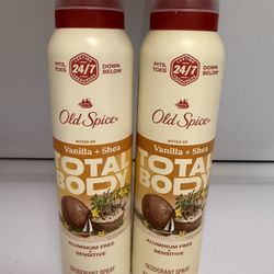 Old Spice Total Body Deodorant Spray 2 x $15