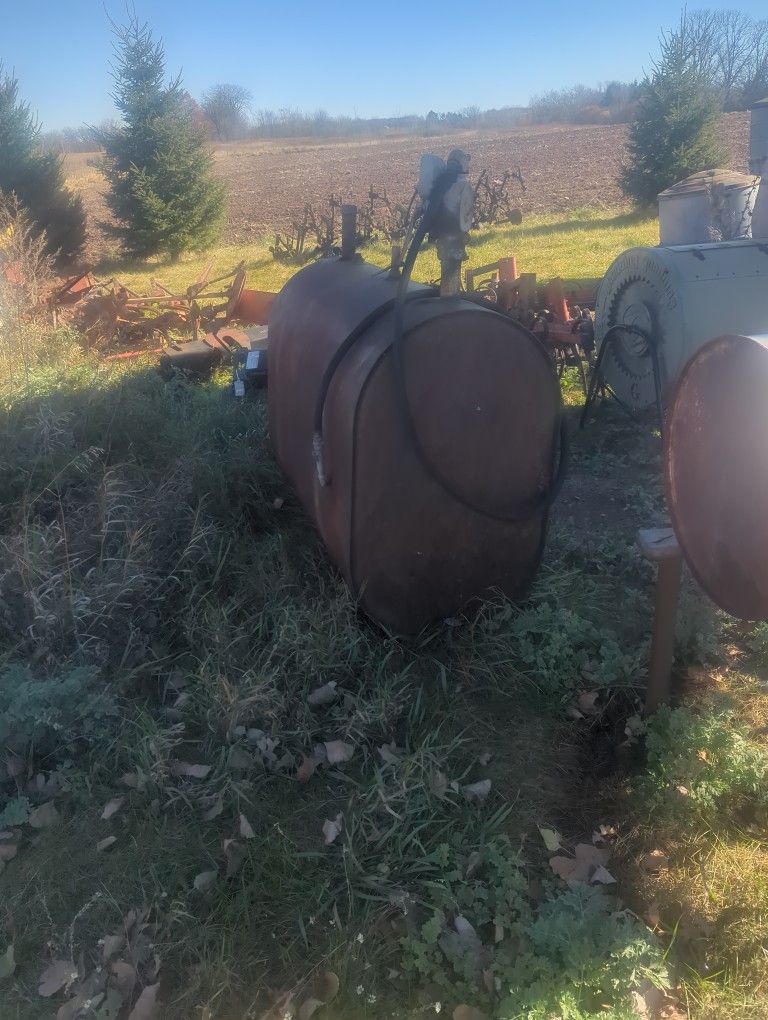 Fuel Oil Barrel With Fuel In It